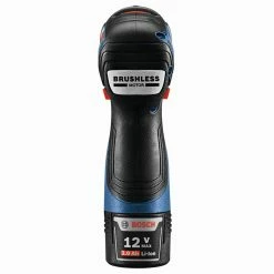 Bosch GSR12V-300HXB22 12V Max Brushless Lithium-Ion Two-Speed Hex 1/4 In. Cordless Screwdriver Kit (2 Ah) -Bosch Sales Shop bhsngsr12v 300hxb22 d