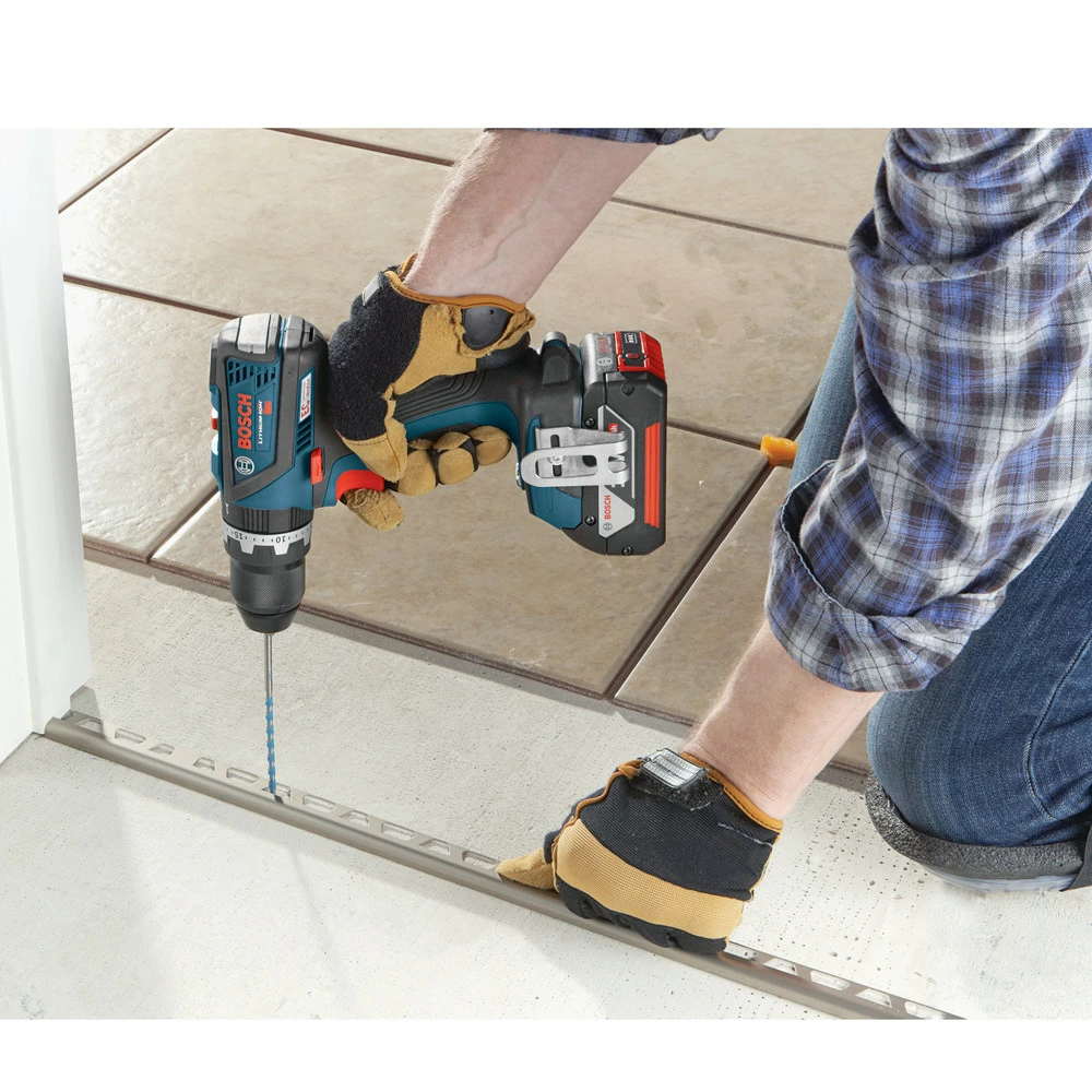 Bosch CLPK251-181 18V 4.0 Ah Cordless Lithium-Ion EC Brushless Impact Driver And Drill Driver Combo Kit 2 Bosch CLPK251-181 18V 4.0 Ah Cordless Lithium-Ion EC Brushless Impact Driver And Drill Driver Combo Kit - Image 2