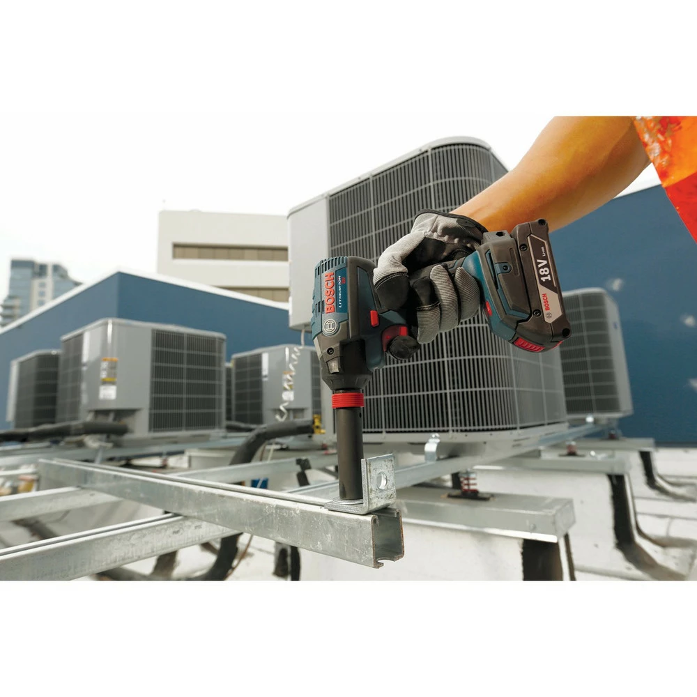 Bosch CLPK251-181 18V 4.0 Ah Cordless Lithium-Ion EC Brushless Impact Driver And Drill Driver Combo Kit 6 Bosch CLPK251-181 18V 4.0 Ah Cordless Lithium-Ion EC Brushless Impact Driver And Drill Driver Combo Kit - Image 6