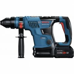 Bosch GBH18V-34CQB24 PROFACTOR 18V Bulldog Brushless Lithium-Ion 1-1/4 In. Cordless Connected-Ready SDS-Plus Rotary Hammer Kit With 2 Batteries (8 Ah) -Bosch Sales Shop bshngbh18v 34cqb24 b