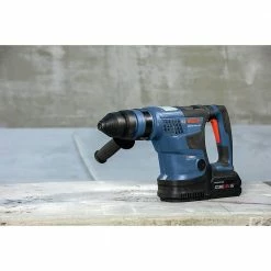 Bosch GBH18V-34CQB24 PROFACTOR 18V Bulldog Brushless Lithium-Ion 1-1/4 In. Cordless Connected-Ready SDS-Plus Rotary Hammer Kit With 2 Batteries (8 Ah) -Bosch Sales Shop bshngbh18v 34cqb24 e