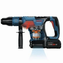 Bosch GBH18V-36CK24 PROFACTOR 18V Cordless SDS-max 1-9/16 In. Rotary Hammer Kit With BiTurbo Brushless Technology Kit With (1) 8 Ah Battery -Bosch Sales Shop bshngbh18v 36ck24 c