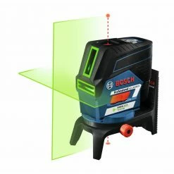 Bosch GCL100-80CG 12V Green-Beam Cross-Line Laser With Plumb Points -Bosch Sales Shop bshngcl100 80cg b