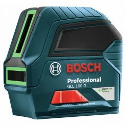 Bosch GLL 100 GX Green Beam Self-Leveling Cordless Cross-Line Laser -Bosch Sales Shop bshngll100gx c