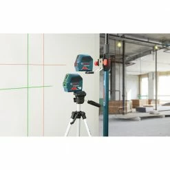Bosch GLL 100 GX Green Beam Self-Leveling Cordless Cross-Line Laser -Bosch Sales Shop bshngll100gx i