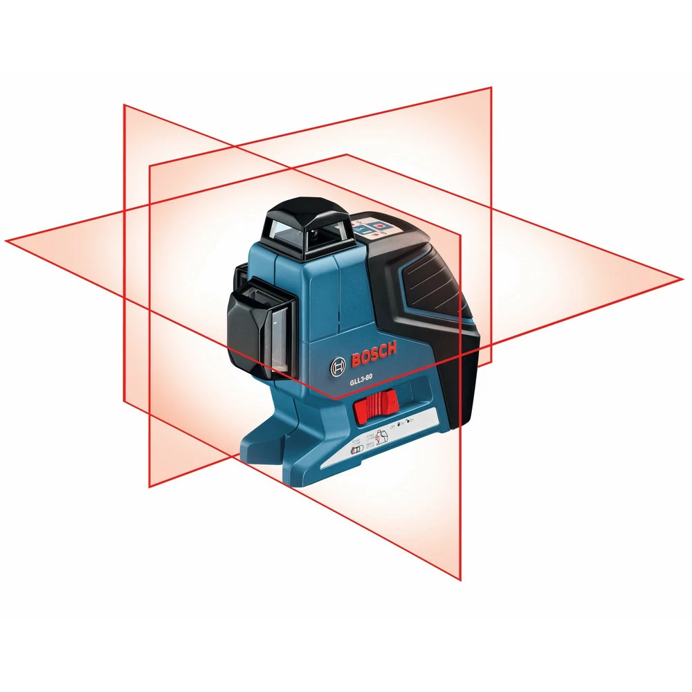 Bosch GLL 3-80 + LR2 3-Plane Leveling And Alignment Laser With Line Laser Receiver 2 Bosch GLL 3-80 + LR2 3-Plane Leveling And Alignment Laser With Line Laser Receiver - Image 2