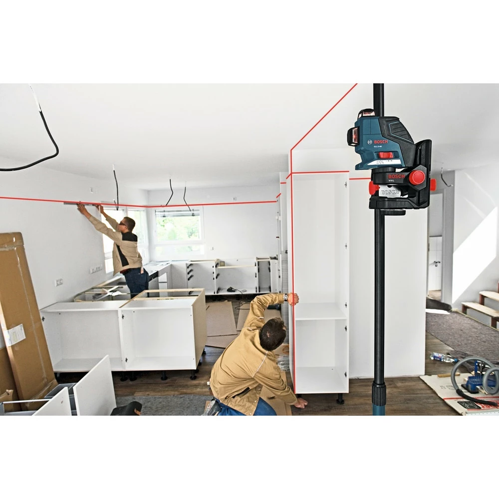 Bosch GLL 3-80 + LR2 3-Plane Leveling And Alignment Laser With Line Laser Receiver 4 Bosch GLL 3-80 + LR2 3-Plane Leveling And Alignment Laser With Line Laser Receiver - Image 4