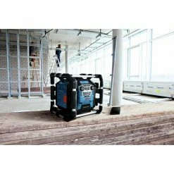 Bosch GPB18V-5CN 18V Lithium-Ion Bluetooth 5 Cordless/Corded Jobsite Radio And Power Station With 2 AA Batteries (Tool Only) -Bosch Sales Shop bshngpb18v 5cn b