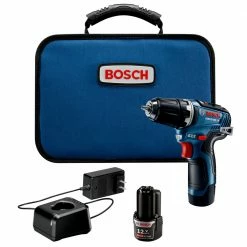 Bosch GSR12V-300B22 12V Max EC Brushless Lithium-Ion 3/8 In. Cordless Drill Driver Kit (2 Ah)
