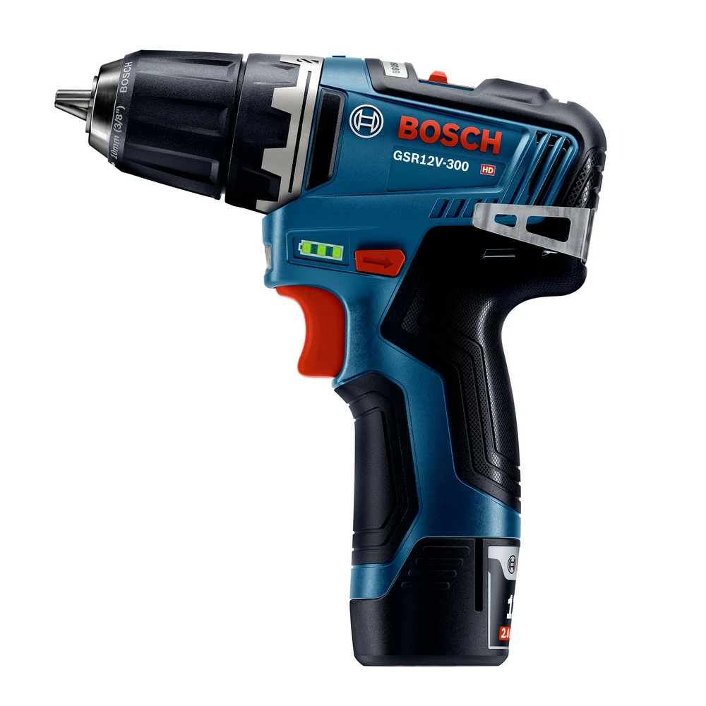 Bosch GSR12V-300B22 12V Max EC Brushless Lithium-Ion 3/8 In. Cordless Drill Driver Kit (2 Ah) 2 Bosch GSR12V-300B22 12V Max EC Brushless Lithium-Ion 3/8 In. Cordless Drill Driver Kit (2 Ah) - Image 2