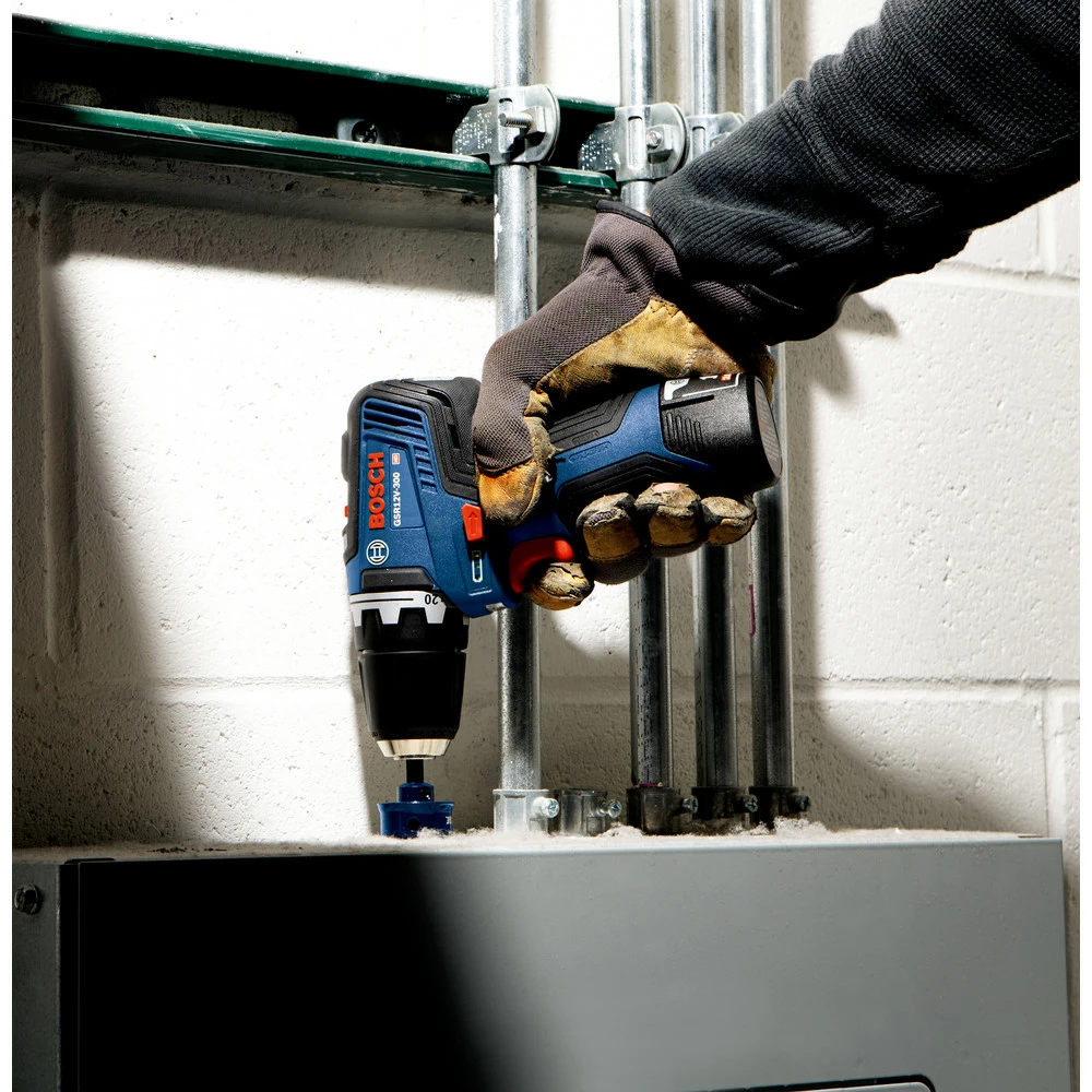 Bosch GSR12V-300B22 12V Max EC Brushless Lithium-Ion 3/8 In. Cordless Drill Driver Kit (2 Ah) 7 Bosch GSR12V-300B22 12V Max EC Brushless Lithium-Ion 3/8 In. Cordless Drill Driver Kit (2 Ah) - Image 7