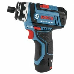 Bosch GSR12V-140FCB22 12V Max Lithium-Ion FlexiClick 5-in-1 1/4 In. Cordless Drill Driver System Kit (2 Ah) -Bosch Sales Shop bshngsr12v140fcb f