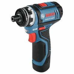 Bosch GSR12V-140FCB22 12V Max Lithium-Ion FlexiClick 5-in-1 1/4 In. Cordless Drill Driver System Kit (2 Ah) -Bosch Sales Shop bshngsr12v140fcb k