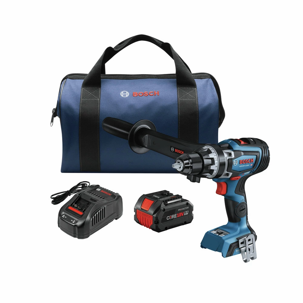 Bosch GSR18V-1330CB14 PROFACTOR 18V Brushless Lithium-Ion 1/2 In. Cordless Connected-Ready Drill Driver Kit (8 Ah) 1 Bosch GSR18V-1330CB14 PROFACTOR 18V Brushless Lithium-Ion 1/2 In. Cordless Connected-Ready Drill Driver Kit (8 Ah)