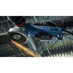 Bosch GWS10-450P 120V 10 Amp Compact 4-1/2 In. Corded Ergonomic Angle Grinder With Paddle Switch 14 Bosch GWS10-450P 120V 10 Amp Compact 4-1/2 In. Corded Ergonomic Angle Grinder With Paddle Switch -Bosch Sales Shop bshngws10 450p f