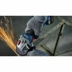 Bosch GWS18V-8B15 18V EC Brushless Lithium-Ion 4-1/2 In. Cordless Connected Angle Grinder Kit With No Lock-On Paddle Switch (4 Ah) -Bosch Sales Shop bshngws18v 8b15 e