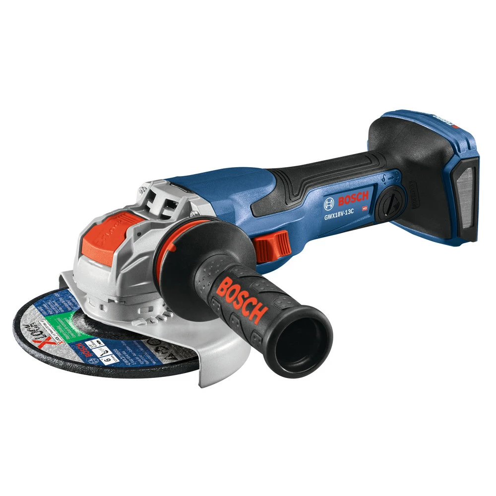 Bosch GWX18V-13CN PROFACTOR 18V Spitfire X-LOCK 5-6 In. Cordless Angle Grinder With Slide Switch (Tool Only) 1 Bosch GWX18V-13CN PROFACTOR 18V Spitfire X-LOCK 5-6 In. Cordless Angle Grinder With Slide Switch (Tool Only)