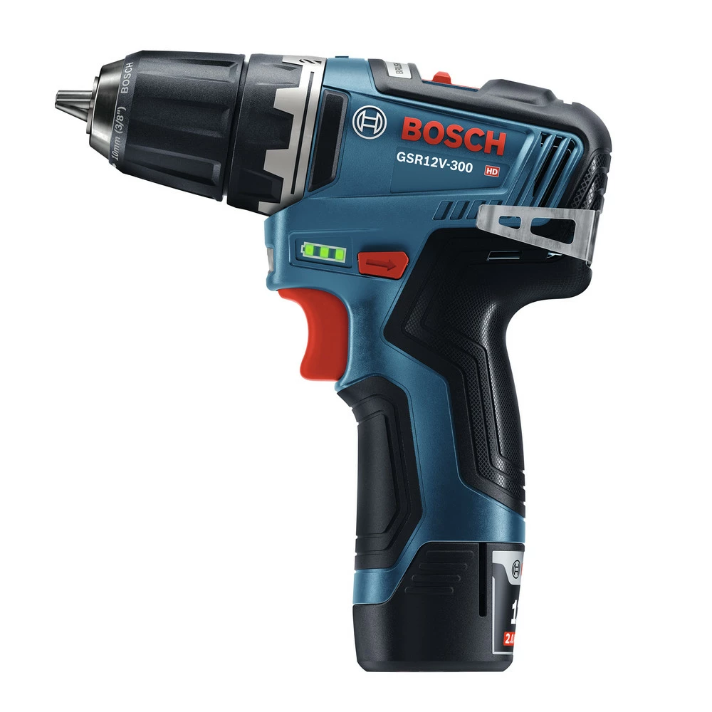 Bosch GXL12V-220B22 12V Max Brushless Lithium-Ion 3/8 In. Cordless Drill Driver/1/4 In. Hex Impact Driver Combo Kit (2 Ah) 3 Bosch GXL12V-220B22 12V Max Brushless Lithium-Ion 3/8 In. Cordless Drill Driver/1/4 In. Hex Impact Driver Combo Kit (2 Ah) - Image 3