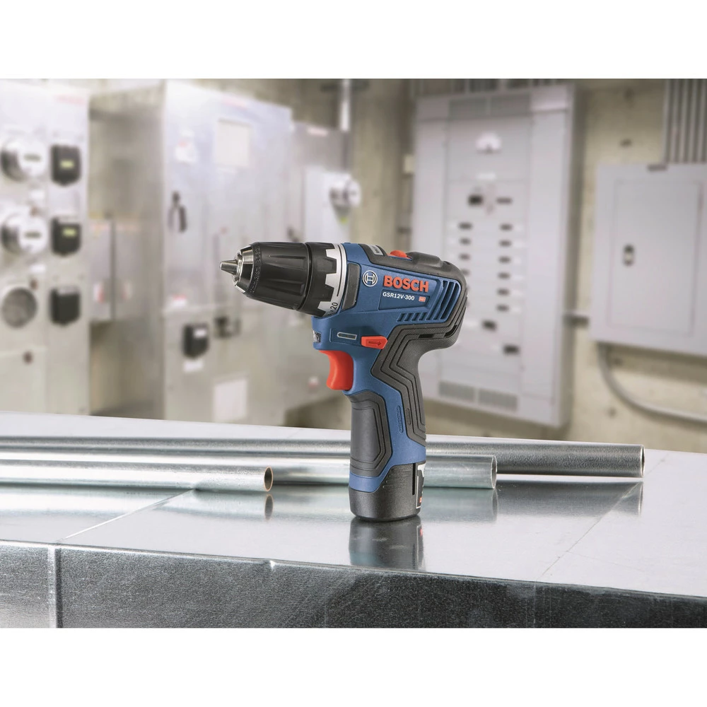 Bosch GXL12V-220B22 12V Max Brushless Lithium-Ion 3/8 In. Cordless Drill Driver/1/4 In. Hex Impact Driver Combo Kit (2 Ah) 6 Bosch GXL12V-220B22 12V Max Brushless Lithium-Ion 3/8 In. Cordless Drill Driver/1/4 In. Hex Impact Driver Combo Kit (2 Ah) - Image 6