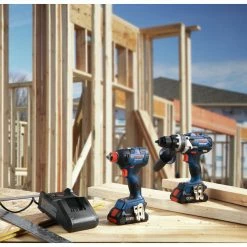 Bosch GXL18V-224B25 18V 2-Tool 1/2 In. Hammer Drill Driver And 2-in-1 Impact Driver Combo Kit With (2) CORE18V 4.0 Ah Lithium-Ion Batteries -Bosch Sales Shop bshngxl18v 224b25 e