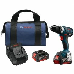 Bosch Sales Shop 21 Factory Reconditioned Bosch DDS183-01-RT 18V Lithium-Ion EC Brushless Compact Tough 1/2 In. Cordless Drill Driver Kit (4 Ah)