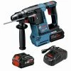 Factory Reconditioned Bosch GBH18V-26K24A-RT Bulldog 18V Brushless Lithium-Ion 1 In. Cordless SDS-Plus Rotary Hammer Kit With 2 Batteries (8 Ah)