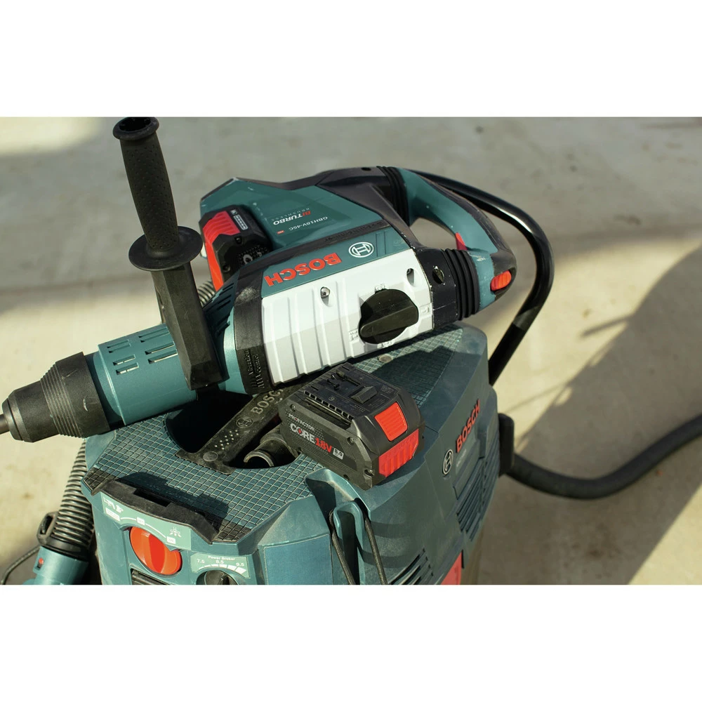Factory Reconditioned Bosch GBH18V-45CK-RT PROFACTOR 18V Brushless Lithium-Ion 1-7/8 In. Cordless SDS-max Rotary Hammer Kit With BiTurbo Technology (Tool Only) 4 Factory Reconditioned Bosch GBH18V-45CK-RT PROFACTOR 18V Brushless Lithium-Ion 1-7/8 In. Cordless SDS-max Rotary Hammer Kit With BiTurbo Technology (Tool Only) - Image 4