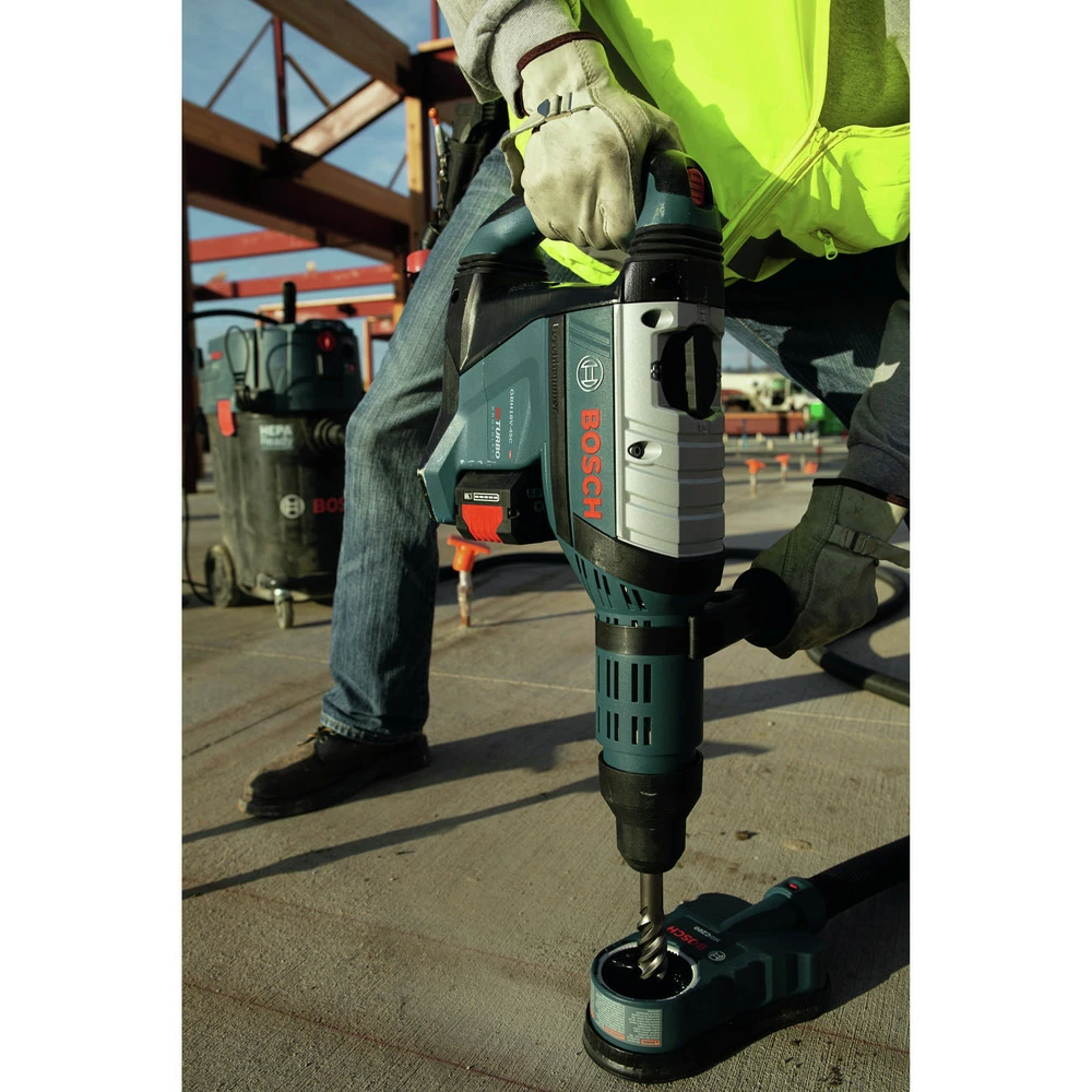 Factory Reconditioned Bosch GBH18V-45CK-RT PROFACTOR 18V Brushless Lithium-Ion 1-7/8 In. Cordless SDS-max Rotary Hammer Kit With BiTurbo Technology (Tool Only) 10 Factory Reconditioned Bosch GBH18V-45CK-RT PROFACTOR 18V Brushless Lithium-Ion 1-7/8 In. Cordless SDS-max Rotary Hammer Kit With BiTurbo Technology (Tool Only) - Image 10