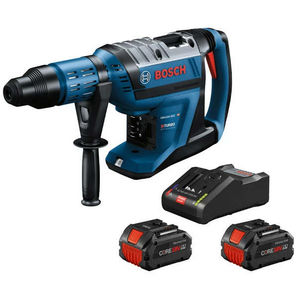 Factory Reconditioned Bosch GBH18V-45CK24-RT PROFACTOR 18V Hitman Connected-Ready SDS-max Brushless Lithium-Ion 1-7/8 In. Cordless Rotary Hammer Kit With 2 Batteries (8.0 Ah) 1 Factory Reconditioned Bosch GBH18V-45CK24-RT PROFACTOR 18V Hitman Connected-Ready SDS-max Brushless Lithium-Ion 1-7/8 In. Cordless Rotary Hammer Kit With 2 Batteries (8.0 Ah)