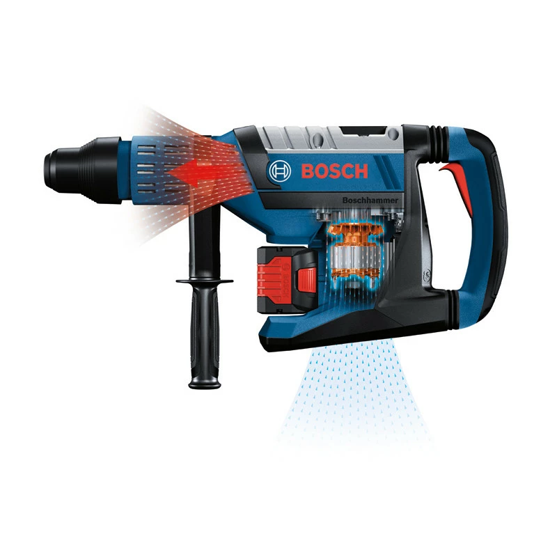 Factory Reconditioned Bosch GBH18V-45CK24-RT PROFACTOR 18V Hitman Connected-Ready SDS-max Brushless Lithium-Ion 1-7/8 In. Cordless Rotary Hammer Kit With 2 Batteries (8.0 Ah) 4 Factory Reconditioned Bosch GBH18V-45CK24-RT PROFACTOR 18V Hitman Connected-Ready SDS-max Brushless Lithium-Ion 1-7/8 In. Cordless Rotary Hammer Kit With 2 Batteries (8.0 Ah) - Image 4
