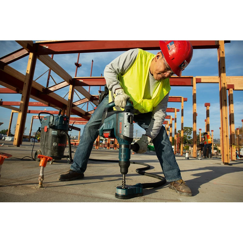 Factory Reconditioned Bosch GBH18V-45CK24-RT PROFACTOR 18V Hitman Connected-Ready SDS-max Brushless Lithium-Ion 1-7/8 In. Cordless Rotary Hammer Kit With 2 Batteries (8.0 Ah) 14 Factory Reconditioned Bosch GBH18V-45CK24-RT PROFACTOR 18V Hitman Connected-Ready SDS-max Brushless Lithium-Ion 1-7/8 In. Cordless Rotary Hammer Kit With 2 Batteries (8.0 Ah) - Image 14