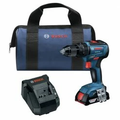 Factory Reconditioned Bosch GSB18V-490B12-RT 18V EC Brushless Lithium-Ion 1/2 In. Cordless Hammer Drill Driver Kit (2 Ah)