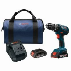 Bosch Sales Shop 23 Factory Reconditioned Bosch HDS181A-02-RT 18V Lithium-Ion 1/2 In. Cordless Hammer Drill Driver Kit (2 Ah)
